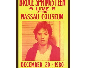 Bruce Springsteen - Nassau - 1981 - 14x22 Vintage Style Concert Poster