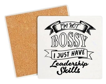 Leadership Skills Funny Coaster