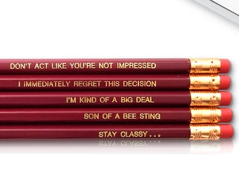 Anchorman Ron Burgundy - Inspirational Pencils