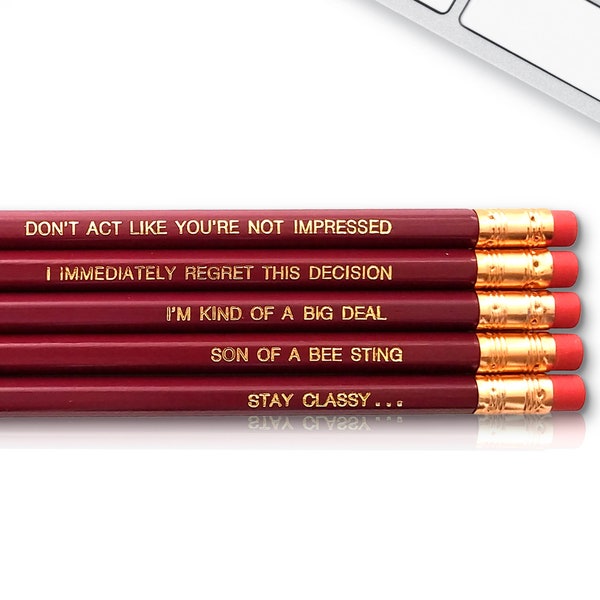 Anchorman Ron Burgundy - Inspirational Pencils