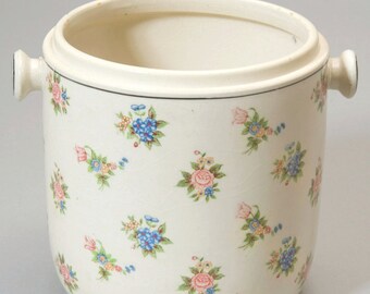 Vintage Hand Painted Pot Jar Porcelain Ceramic Candy Cookie Jar Container Home Decor