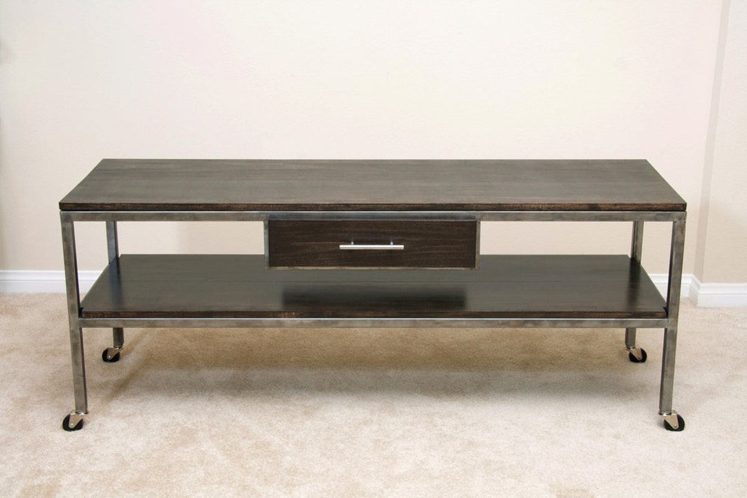 Modern Contemporary Media Console, TV Console, Industrial Furniture