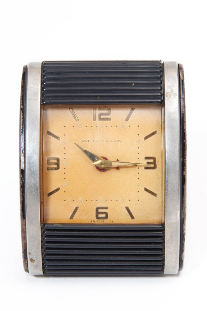 Vintage Westclox Alarm Clock Table Travel Bedside Pocket Art Vintage Westclox Alarm Clock Table, How To Set Westclox Travel Alarm Clock