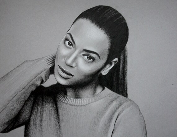 Realistic Pencil Drawings Of Beyonce