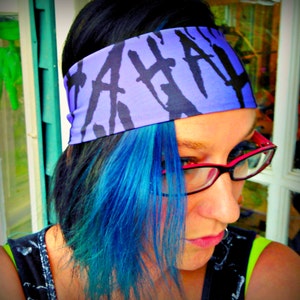 Ha Ha Ha Joker geïnspireerd hoofdband haarboog cosplay kostuum, accessoire, comic con