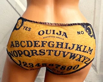 Ouija spirit Board Panties Lingerie underwear psycho stripe