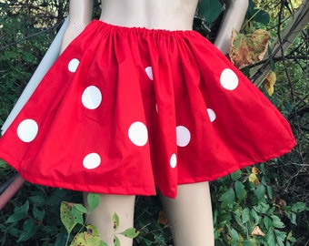 Amanita Mushroom skirt Made in your Size or color kawaii cottage core festival fashion cosplay costume allow 2-3 weeks custom made to order