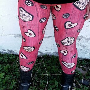 Spirit board pentagram planchette any size leggings