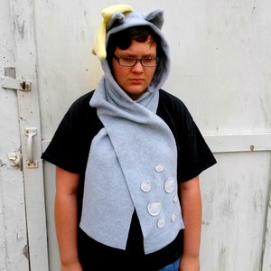 My Little Pony Custom Plush Hoodie Scarf Derpy Hooves Hat Hood MLP FIM ...