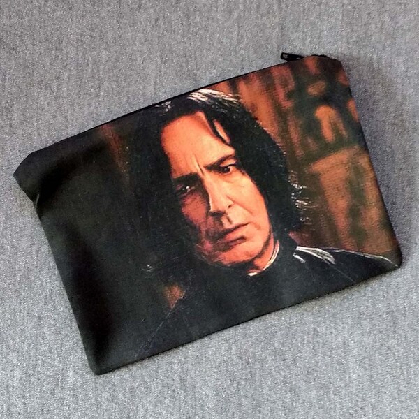 Severus Snape Make Up Zipper Pouch Alan Rickman tribute