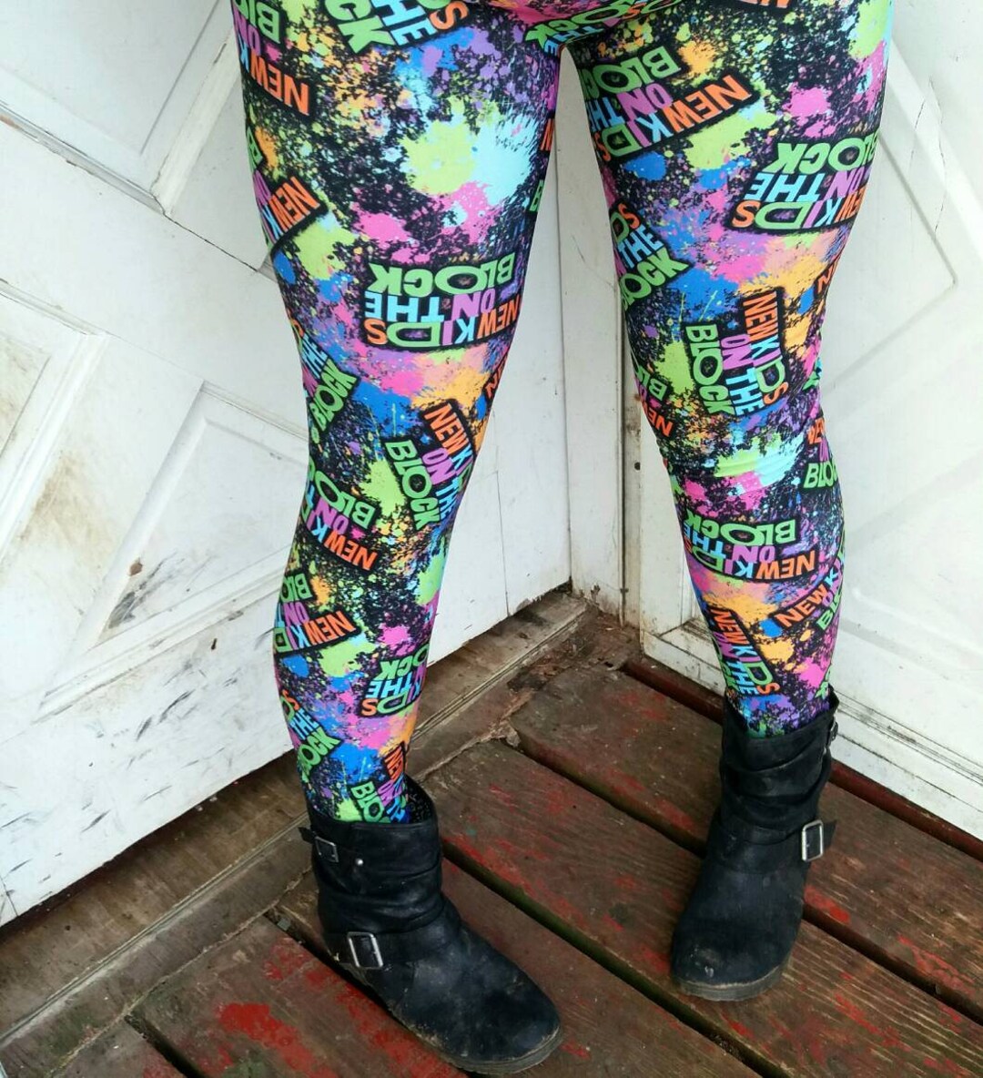 Blockhead Tribute New Kids Leggings Pants Custom Handmade in