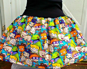 Rugrat skirt/babydoll shirt Cartoon 90s Vintage retro