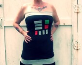 custom Darth Vader Star dress Wars inspired costume Cosplay little black mini halloween party