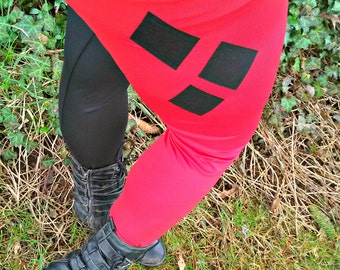 Harley Q jeder Größe Kostüm Cosplay Hose Arkham City Halloween Sonderanfertigungen auf Bestellung