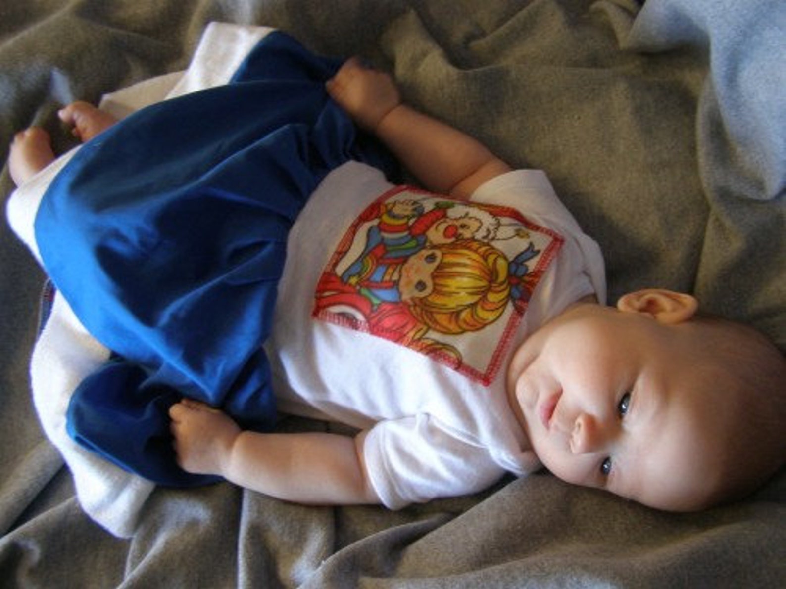 Rainbow BRITE Onesie Dress Shirt Baby Toddler or Kids Layette Etsy