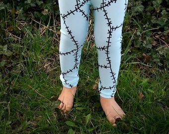 Leggings de piel de muñeca de trapo Sally, pantalones para bebé/niño pequeño/niño, pesadilla Monstruo antes de Navidad