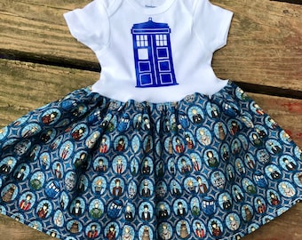 Doctor Who All Eleven Doctor Outfits Silver Baby Doll/Juniors T-Shirt NEW UNWORN Doctor Who All Eleven Doctor Outfits Silver Baby Doll/Juniors T-Shirt NEW UNWORN