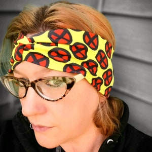 X inspired men headband hair band mutant, punk,  hair accessories,  accessory, convention, comic con