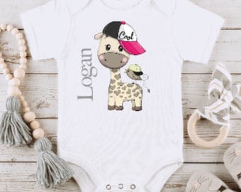 Giraffe baby outfit