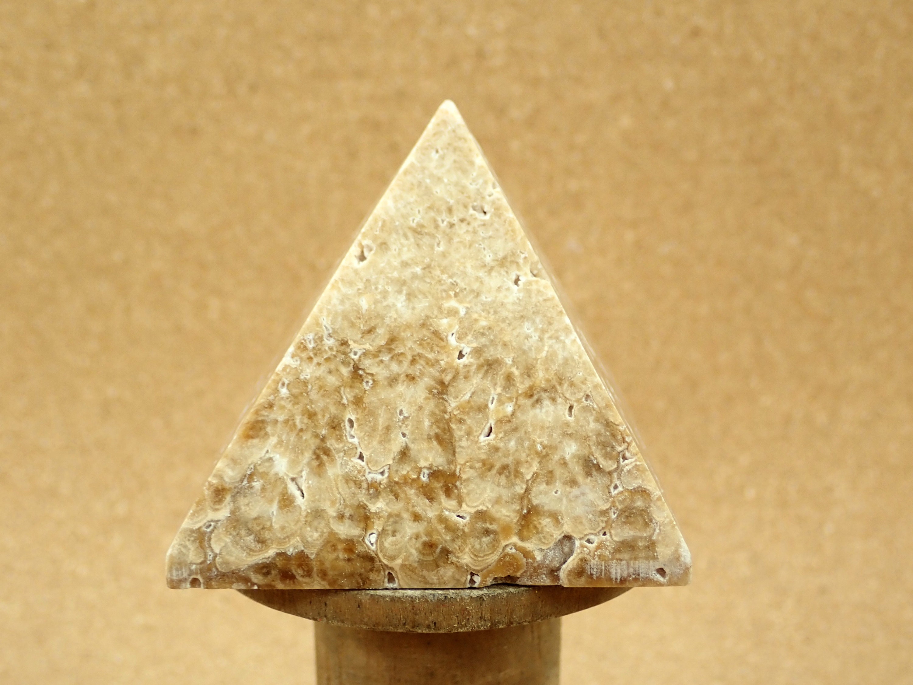 Triangular Pyramid Calcite 1.9in Chocolate Calcite Pyramid Mineral Specimen - Smooth Polished ...