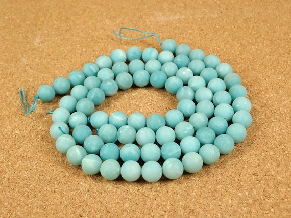 10MM AQUA BERRY AMAZONITE GEMSTONE GRADE A ROUND 10MM LOOSE BEADS 15.5/"
