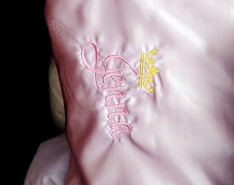 Satin Pillowcase with Name, Personalized Pillowcase