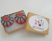 Earrings,Button Earrings,Button Earrings,African Earrings,just because gift,Fashion Earrings, gift for her, love earrings