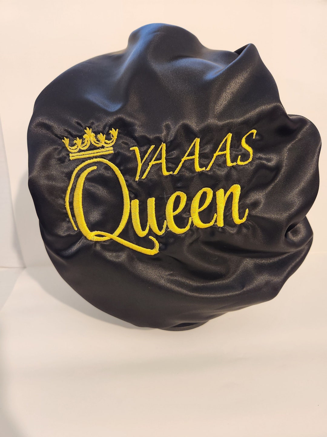 Yaas Queen Hair Bonnet/satin ADULT Bonnet/personalized - Etsy