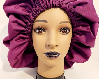 Waterproof Jumbo Shower Cap: XL Bath & Hair Care Bonnet