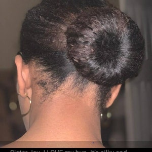 Satin Hair Bun Maker: Elegant Chignon, Ballerina Hair Accessory