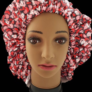 Extra Large Waterproof Shower Cap,  Reusable Eco-Friendly Shower Cap,  JUMBO Shower Cap, Hair Care for All Hair Types