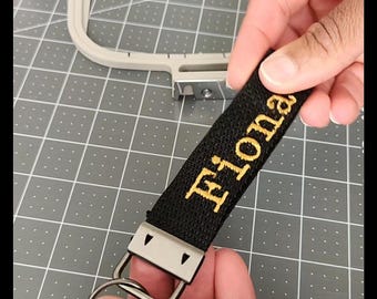 Lanyard, Birthday Gift, Personalized Keychain Fob: Custom Name Wrist Lanyard