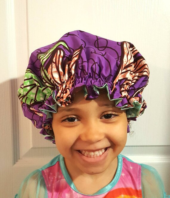 Girls Bonnet Bonnet African Print Bonnet Satin Bonnet Etsy