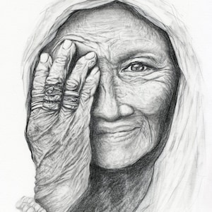 Inspirational Art Pencil Drawing Hands In Prayer With Rosary Etsy Pencil sketch your photo is a free online tool, where it make your photo to pencil sketch in a single click. inspirational art pencil drawing hands