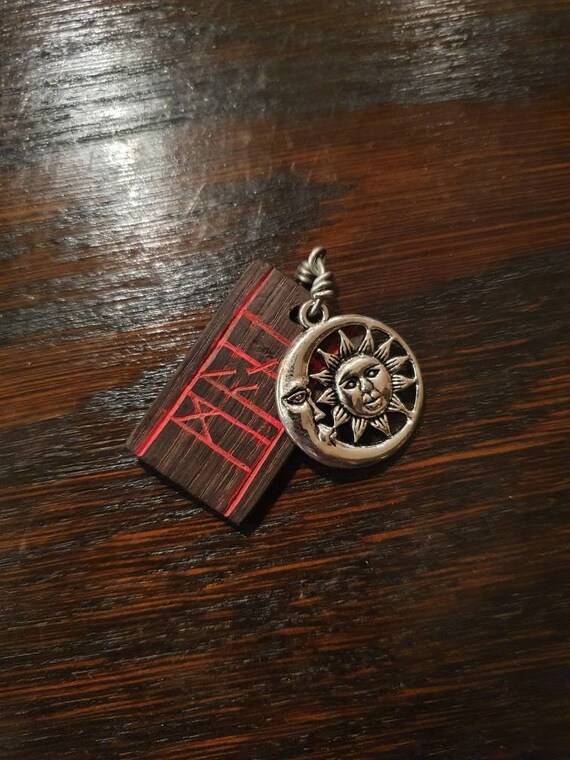 Sol Mani Norse Rune Talisman Asatru Jewelry | Etsy
