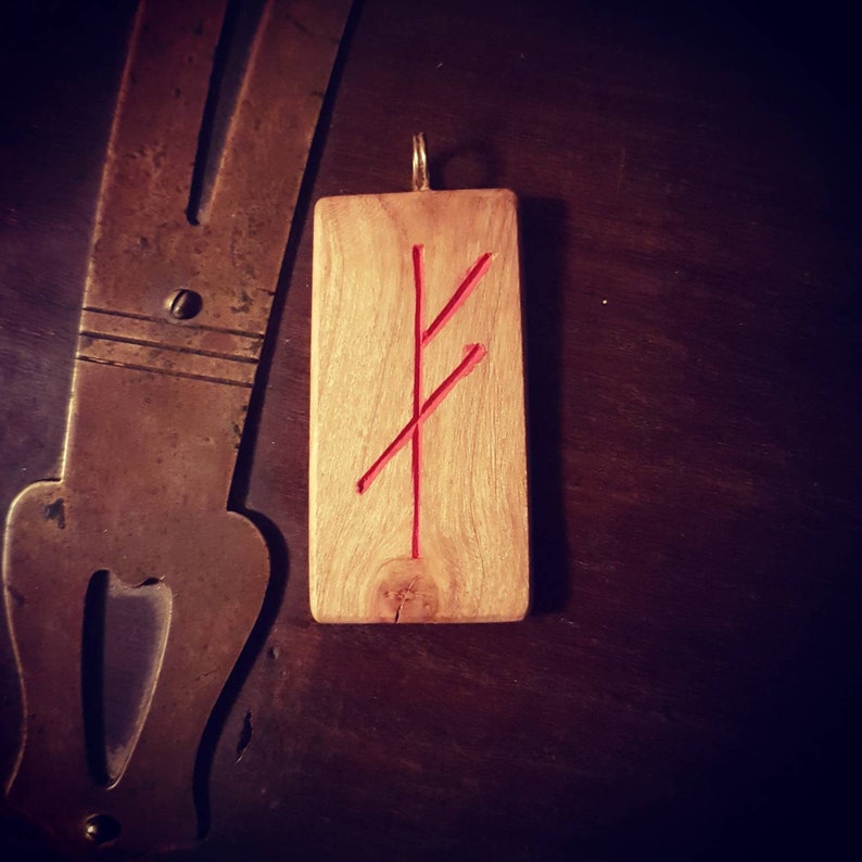 Norse bindrune amulet asatru pendant odin allfather