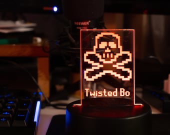 Runescape PK Skull LED Desk Light