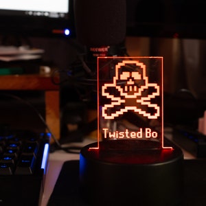 Runescape PK Skull LED Desk Light
