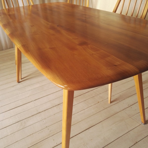 Original Vintage Ercol Plank 382 Refinished by Simply Ercol Guild of Master Craftsmen