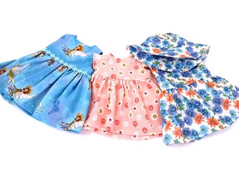 18 inch doll sets of 3 dresses. Fits most 18" dolls