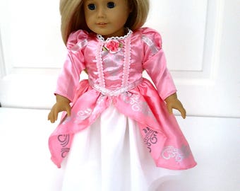 Princess Ariel dress fits American Girl  and similar dolls