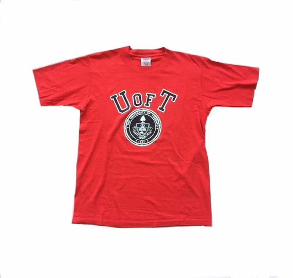 90s Vtg Uoft University Of Toronto Canada T Shirt Single Etsy