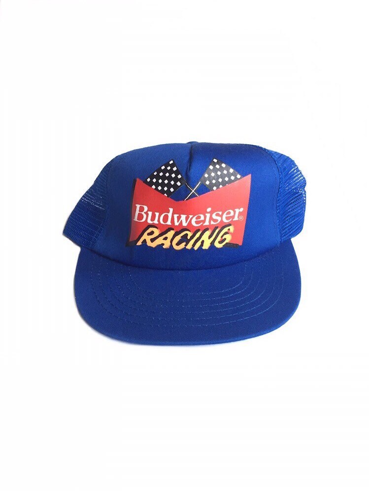 Vintage 90s Budweiser Racing Perforated 