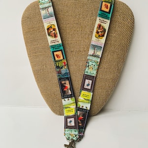Children&#39;s Book Cover Lanyard ID Badgeholder, Book Lanyard