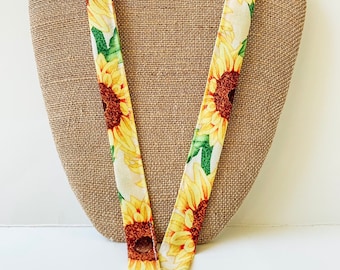 Sunflower Lanyard, Sunflower ID Badgeholder