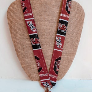 USC University of South Carolina Gamecocks Lanyard Badge Holder ID Holder