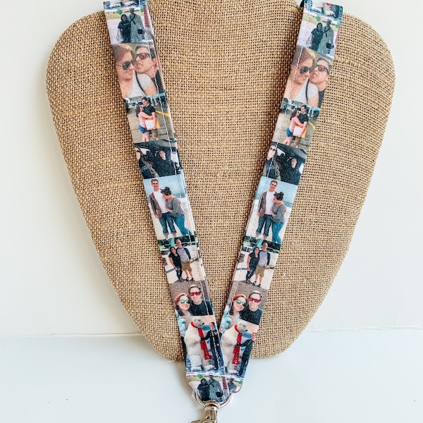 Personalized Photo Lanyard: Custom Cotton Badgeholder