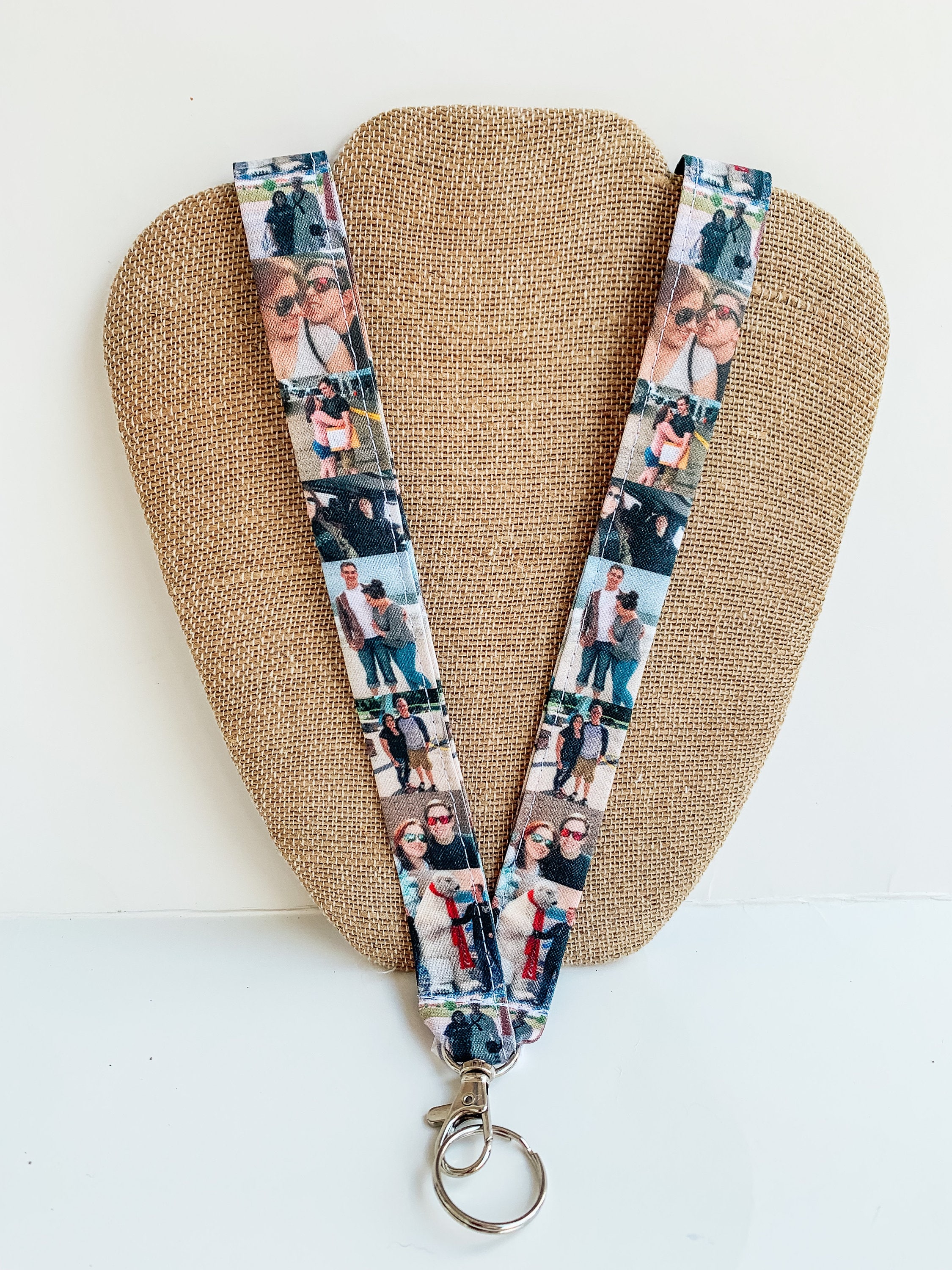 Photo Lanyard, Lanyard with Pictures, Picture Lanyard, Personalized Lanyard, Original Photo Lanyard Badgeholder, Create Your Own Lanyard,