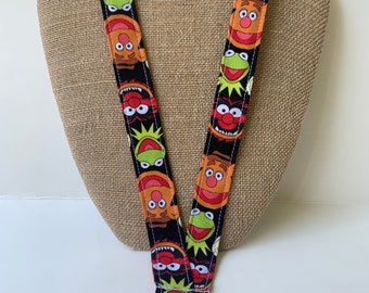 Muppets Character Lanyard, ID Badge Holder Animal Lanyard, Kermit Lanyard, Miss Piggy Lanyard, Fozzy Lanyard