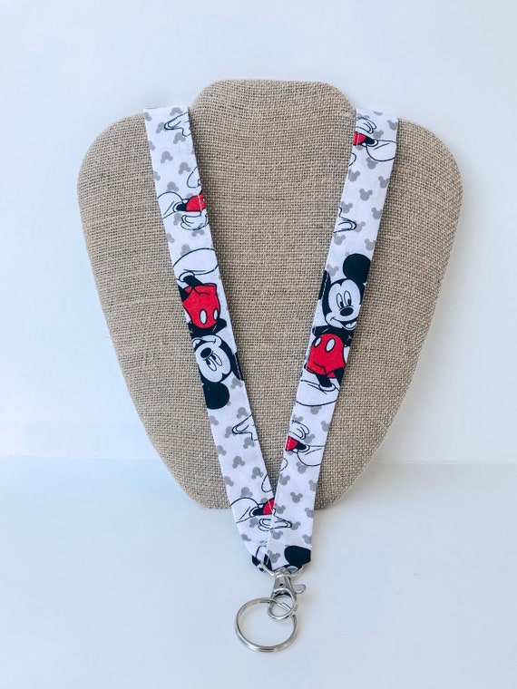 Disney Lanyard Mickey Mouse ID Holder Badge Holder in Classic